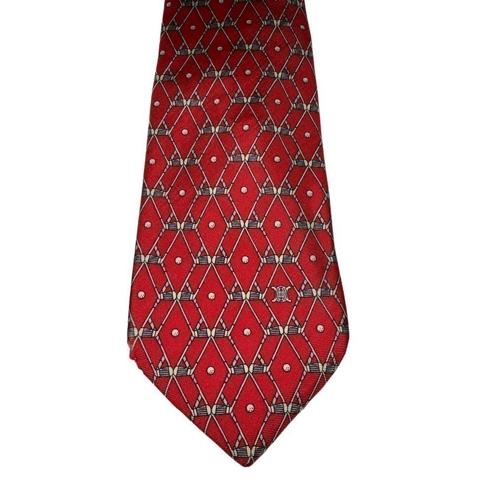 CELINE PARIS MEN’S 100% SILK TIE